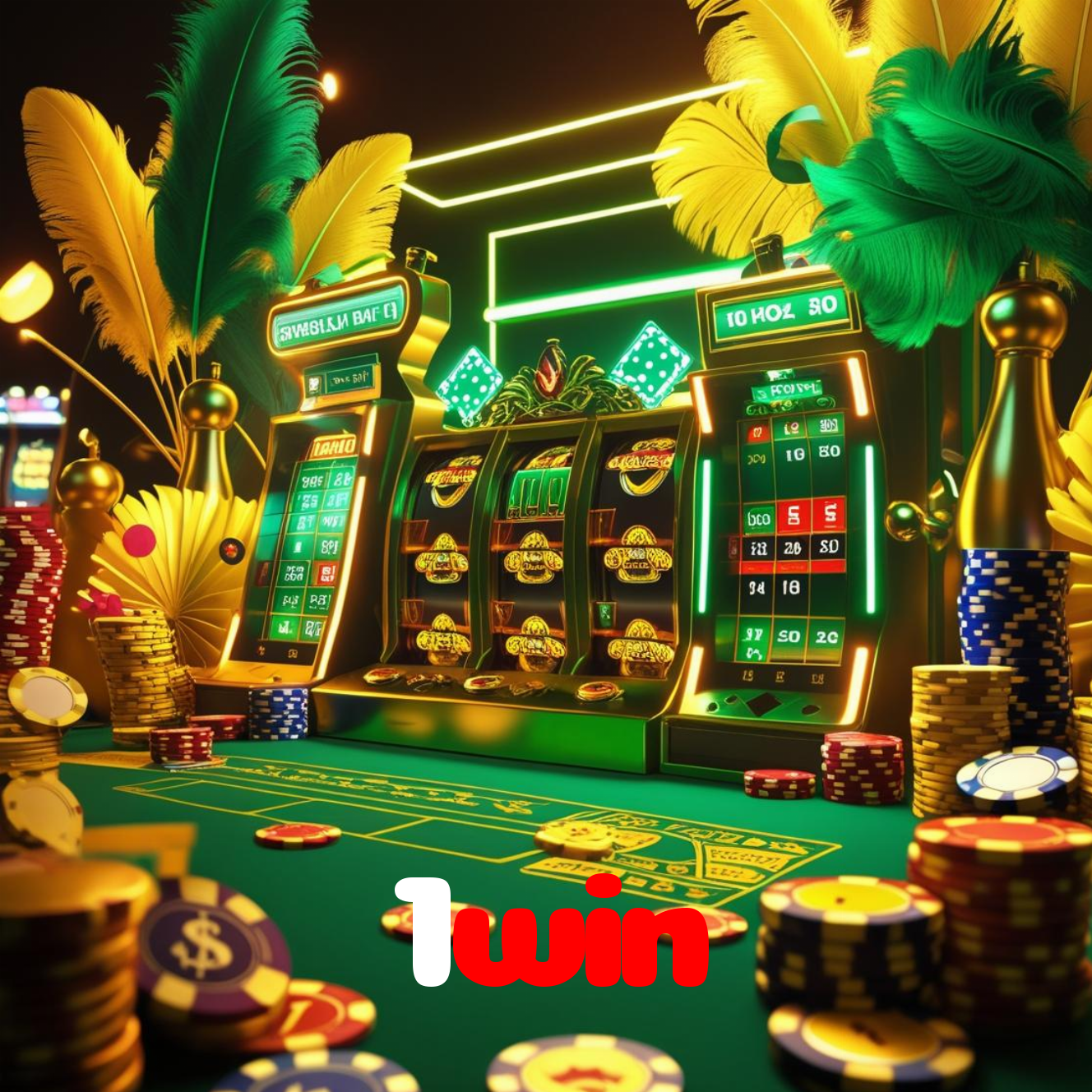 Explore a Diversão das Slots no 1win